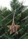 Звезда из дерева с корой 1